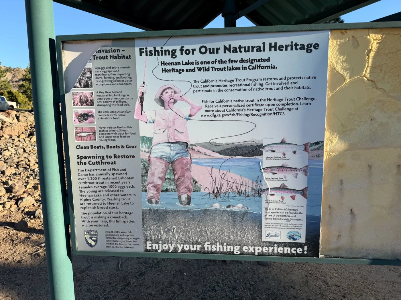 Fishing for Our Natural Heritage — the spawn counts and the clean-gear rules.